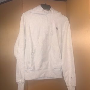 Champion Hoodie Size Small Silver Grey